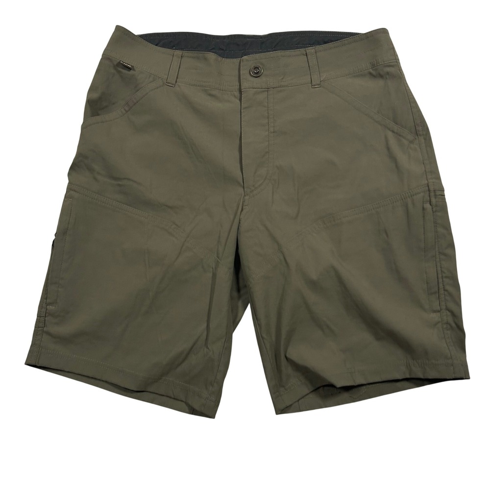 KUHL Renegade Shorts Mens 34 Olive Green Hiking Technical Cargo 5121